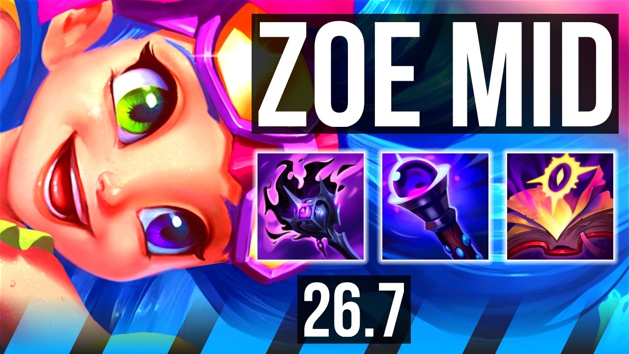 ZOE vs SYLAS (MID) | Perfect KDA: 12/0/14, 56K damage | EUW Grandmaster | 26.7