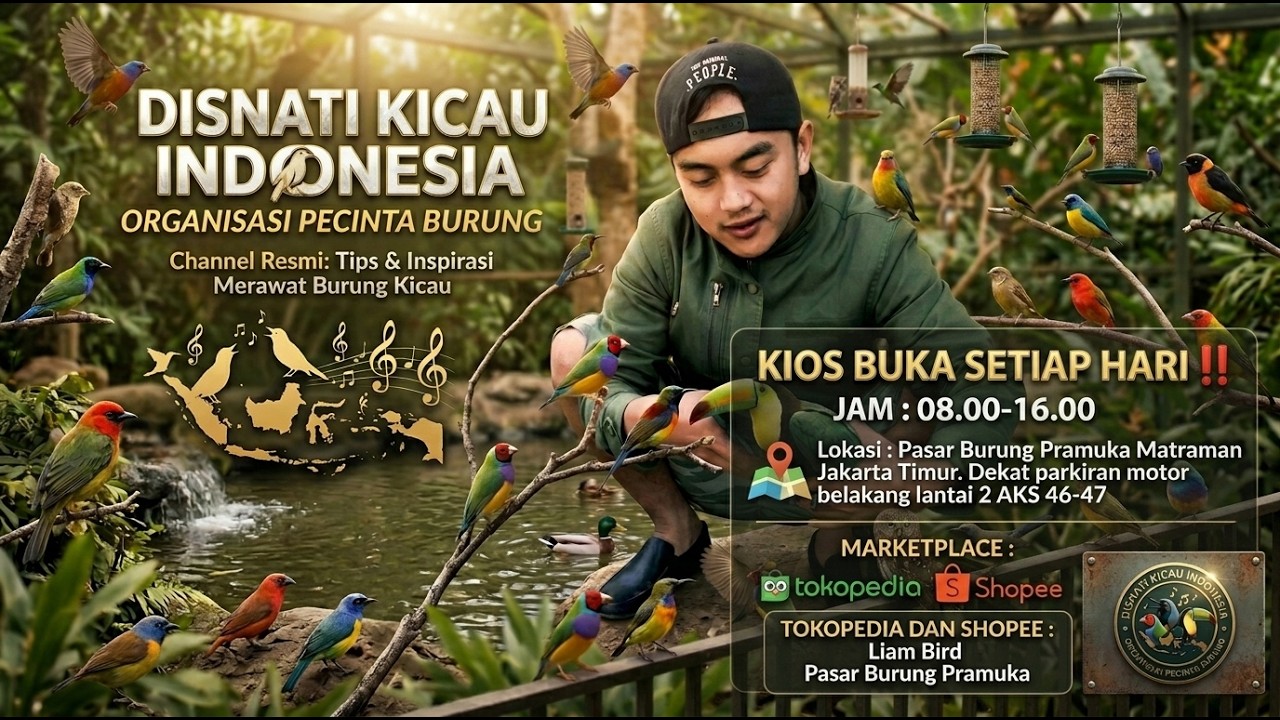 Stok Burung Liam Pasar Burung Pramuka Matraman Jakarta Timur