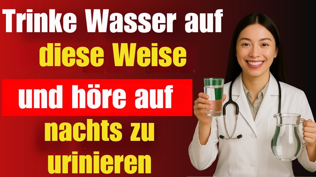 Urologe enthüllt: Wie man Wasser richtig trinkt, um nachts nicht aufstehen zu müssen
