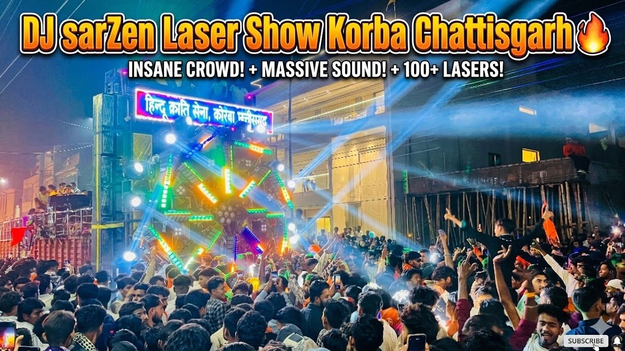 Dj sarZen ने 28 Single Monster Bass से सबको झूमा दिया 🔥😱 ll Part -2 Full Roadshow Video 🔥💞 #video 