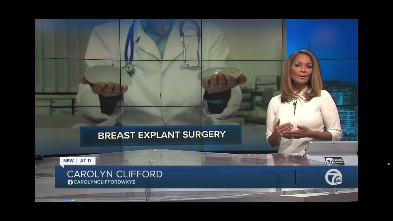 Explant surgeon has her implants removed