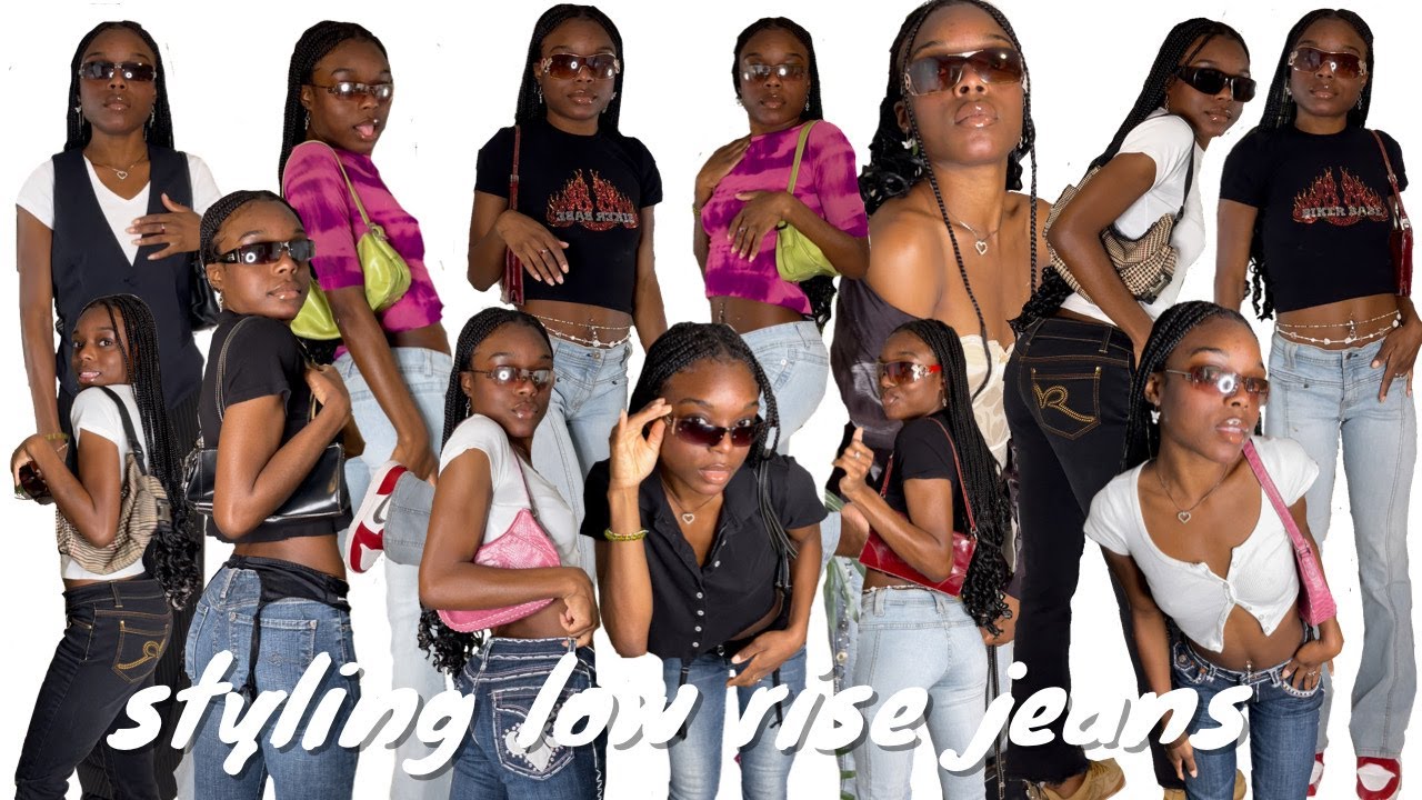 styling low rise jeans | y2k outfit inspiration 🍒