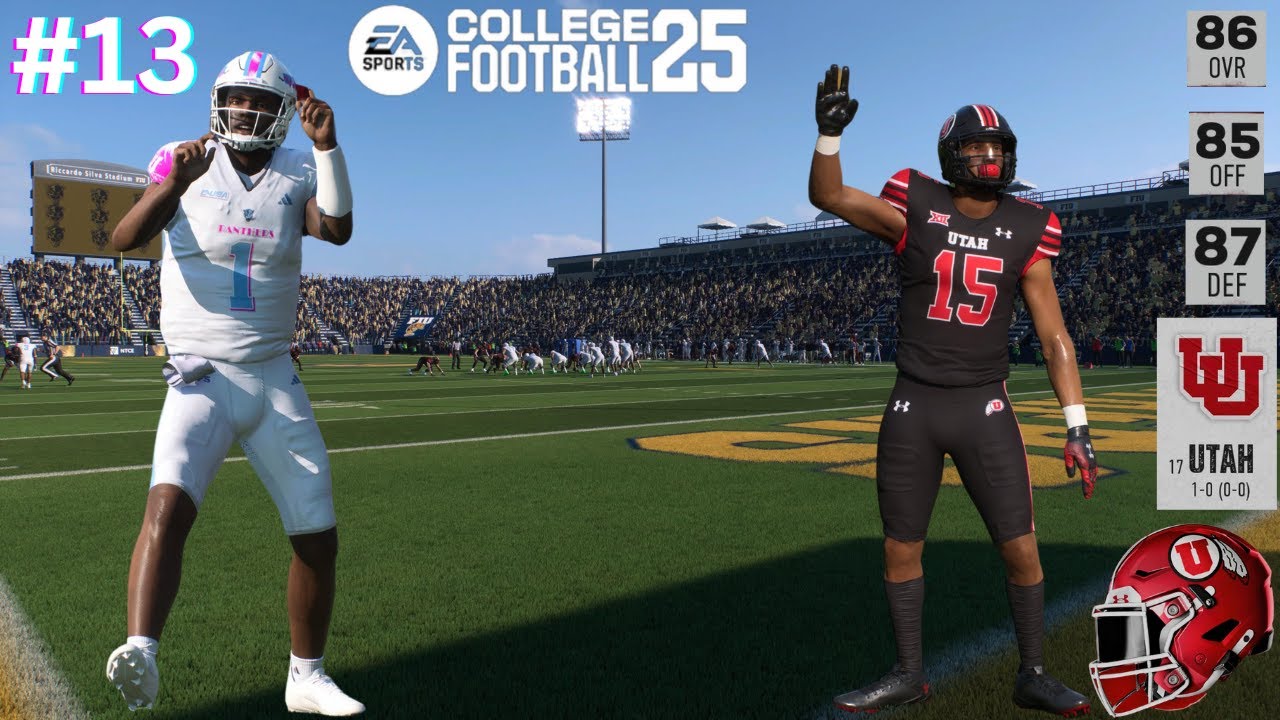 Panthers Open Year 2 Against #17 Utah! | NCAA 25 Florida International Rebuild #13