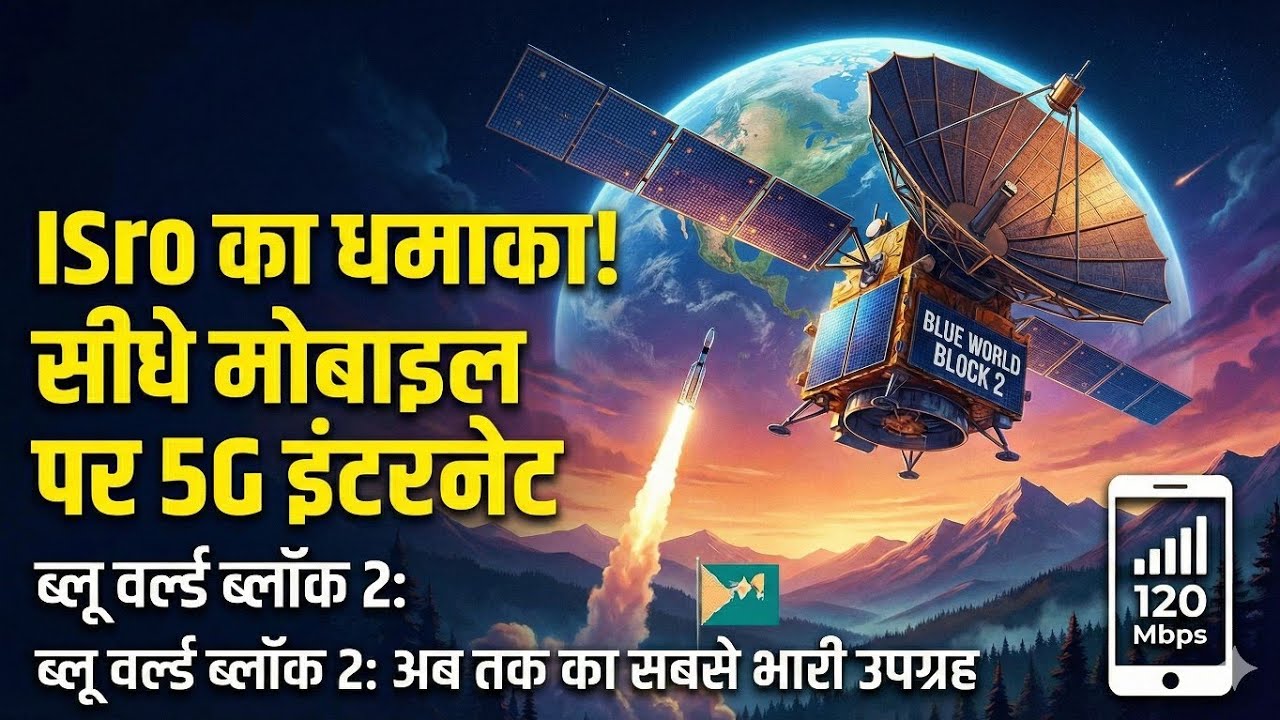ISRO का करिश्मा! 😱 सीधे Mobile पर 5G Internet 🚀 