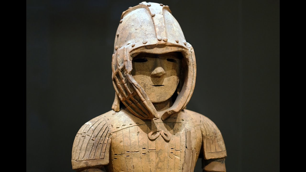 Haniwa warrior in keiko armor