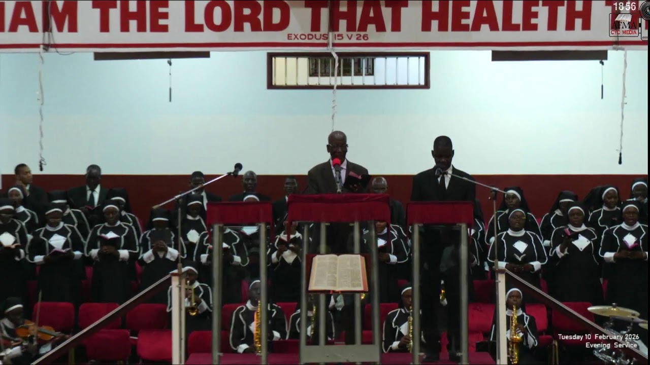 Tuesday 10 February 2026 | Evening Service At The HQ Temple In Bulawayo Zimbabwe
