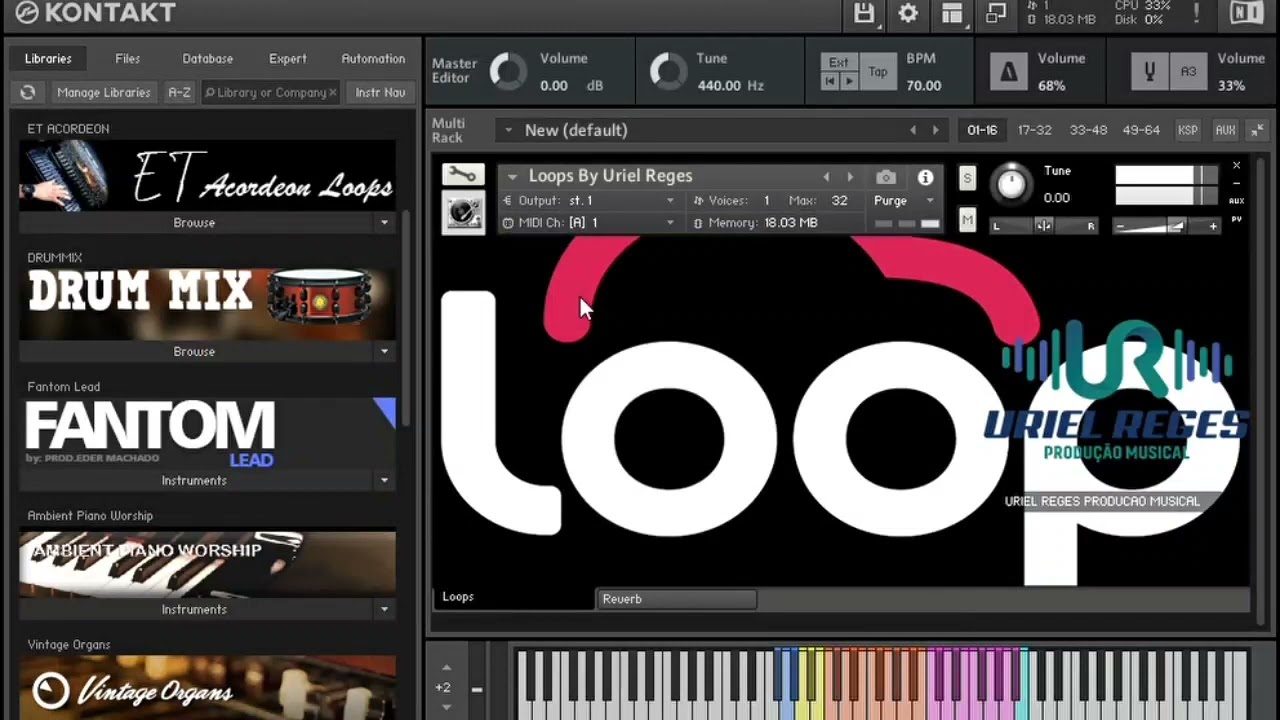30 Loops de acompanhamento para Kontakt com download grátis(link na descrição)
