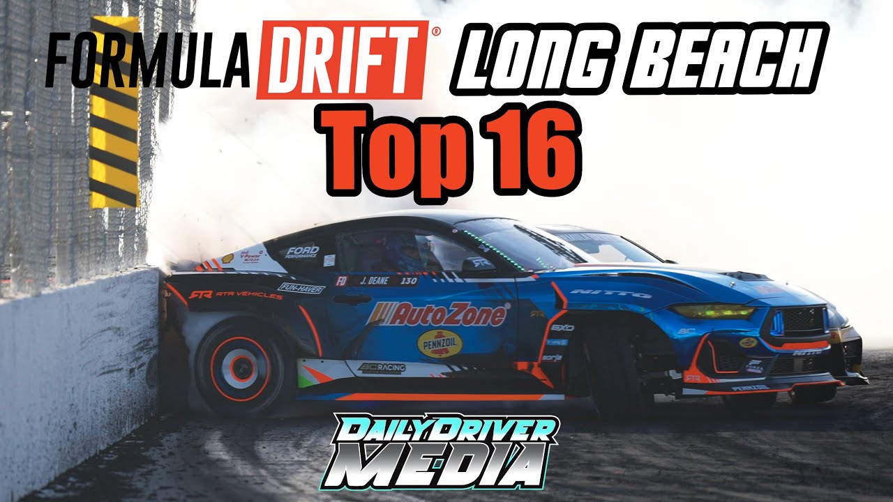 Formula Drift Long Beach Top 16 Raw 4k