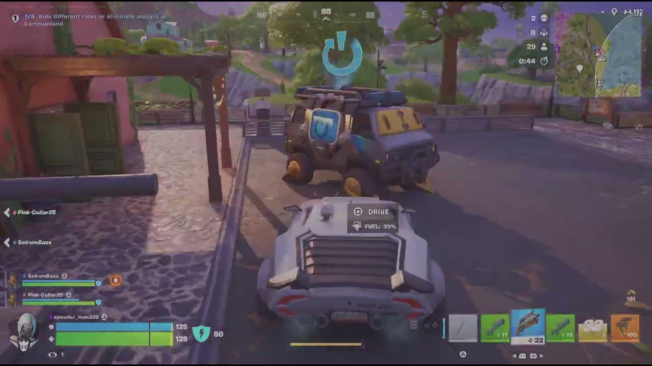 My first time playing Fortnite