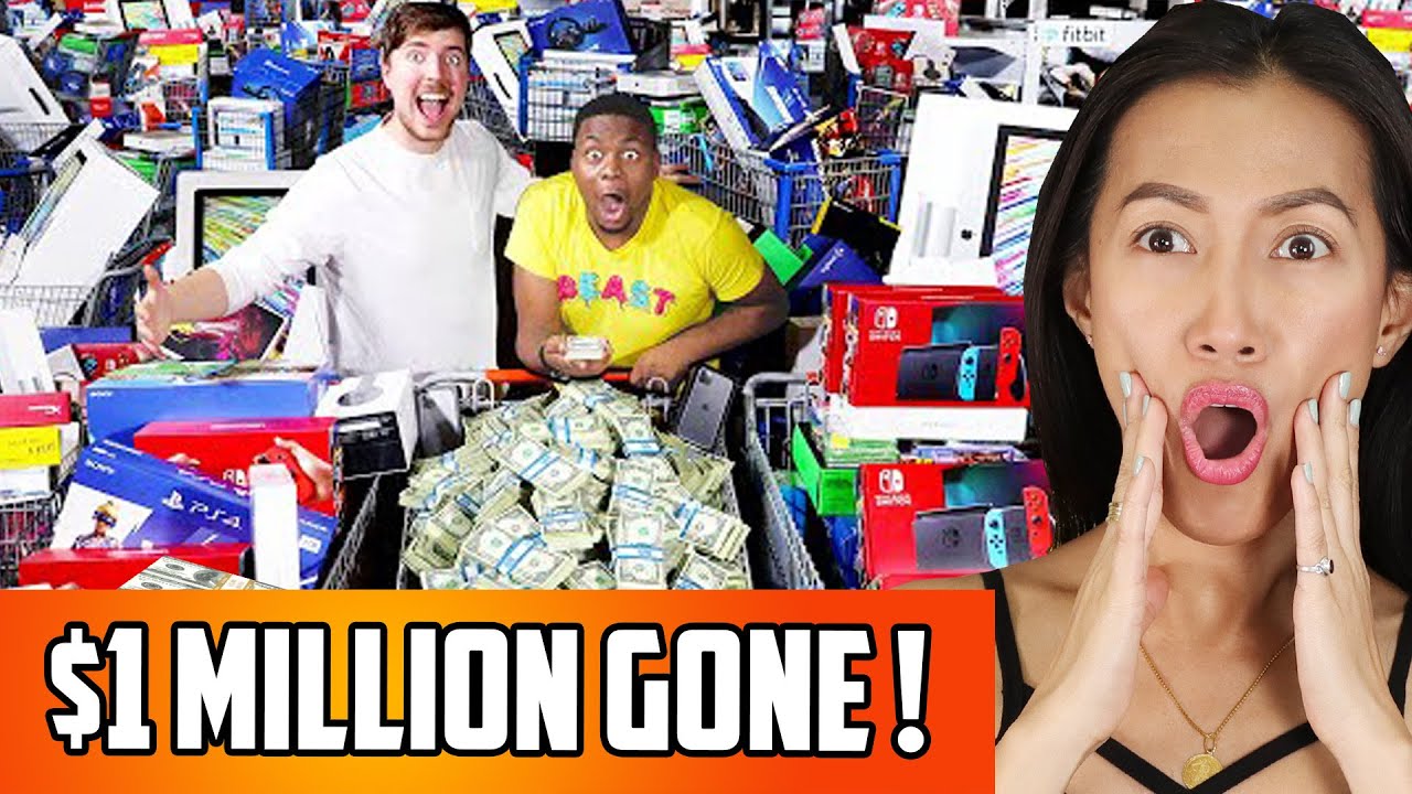 1st Time Reacting To Mr Beast: Spending $1 Million Dollars In 24 Hrs | Is This A Financial Disaster?