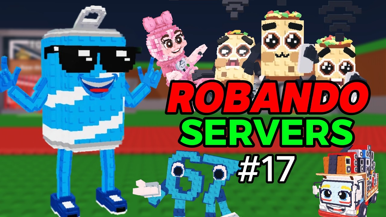 *SORTEOS* ROBANDO en SERVERS PUBLICOS 🥵🔥 Día 17 | Roblox roba un brainrot