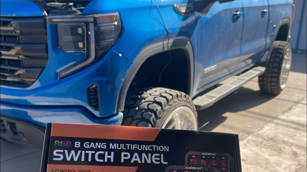 2023 gmc Auxiliary switch and ditch lights
