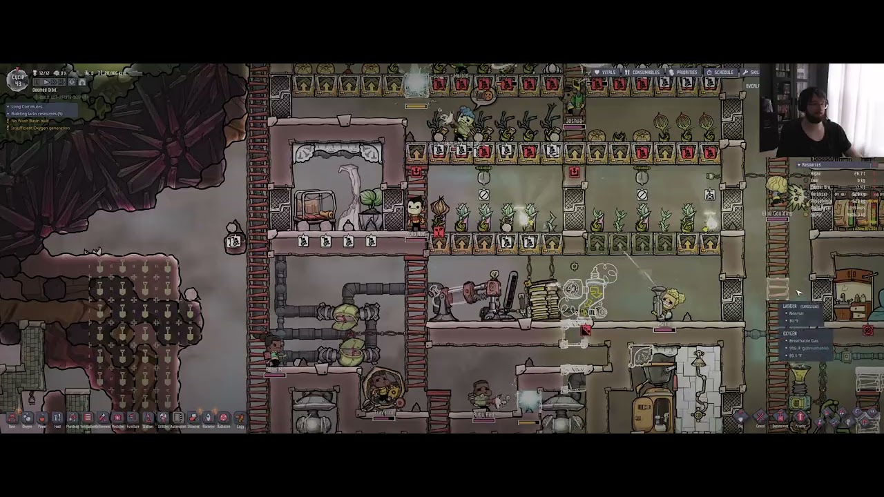 Oxygen Not Included DLC Scramble: Splitting Up Our Power System, Seriously How Did I Miss The Arrow