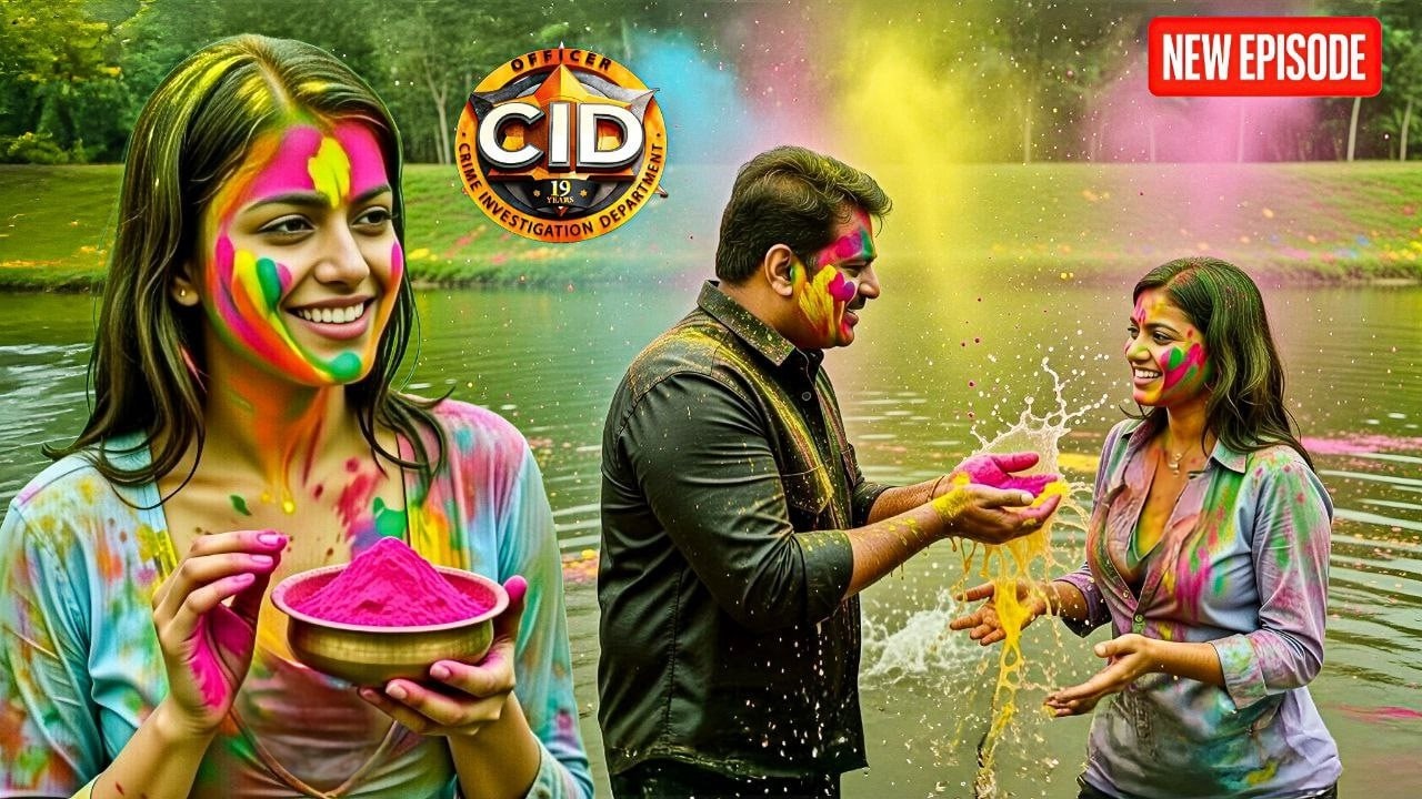 Daya और Shreya ने प्यार बढ़ाने के लिए नदी किनारे खेली होली || CID | Holi Special Episode ||