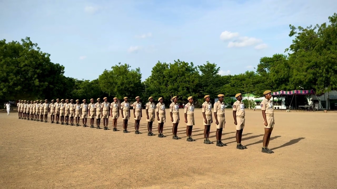 Single Line: In File Formation Standing
