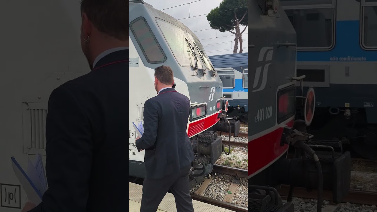 Locomotiva E401 IC Alla Stazione Di Livorno Centrale - Francesco Padovan! #2024 #trenitalia