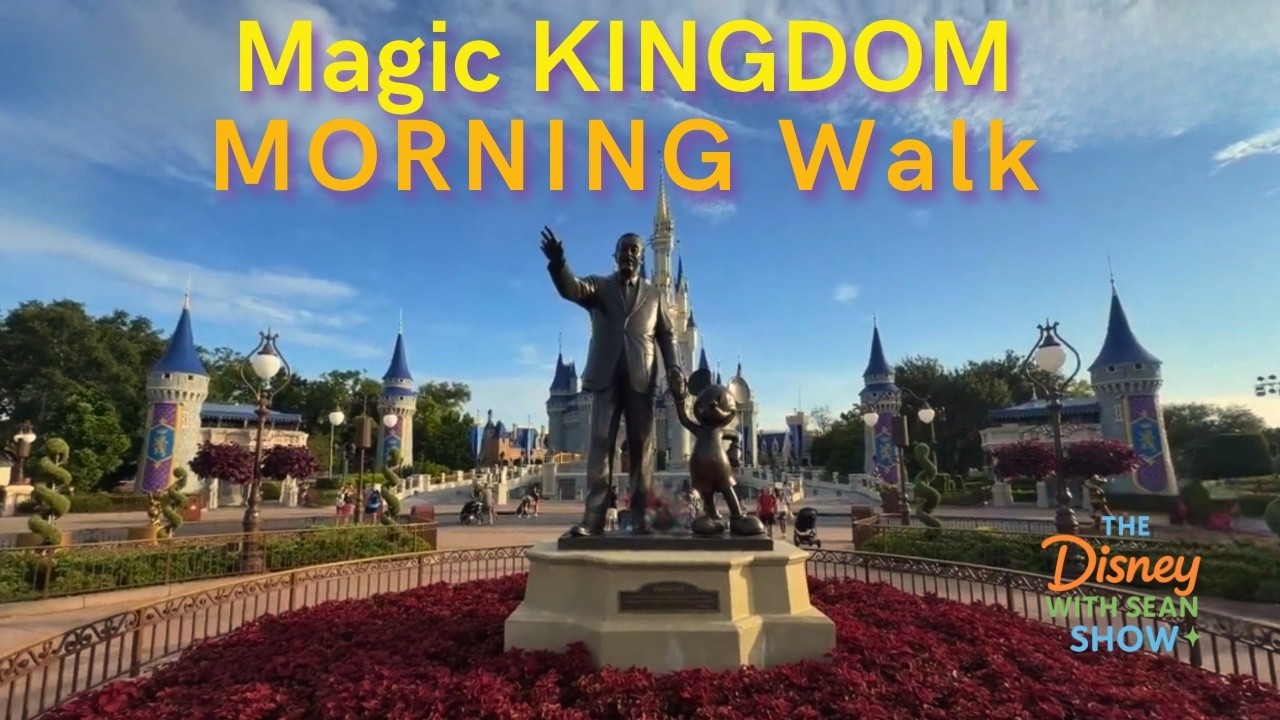 🔴 LIVE: Magic Kingdom Morning Walk at Disney World | Halloween Decor? Main Street & Castle | Day 337