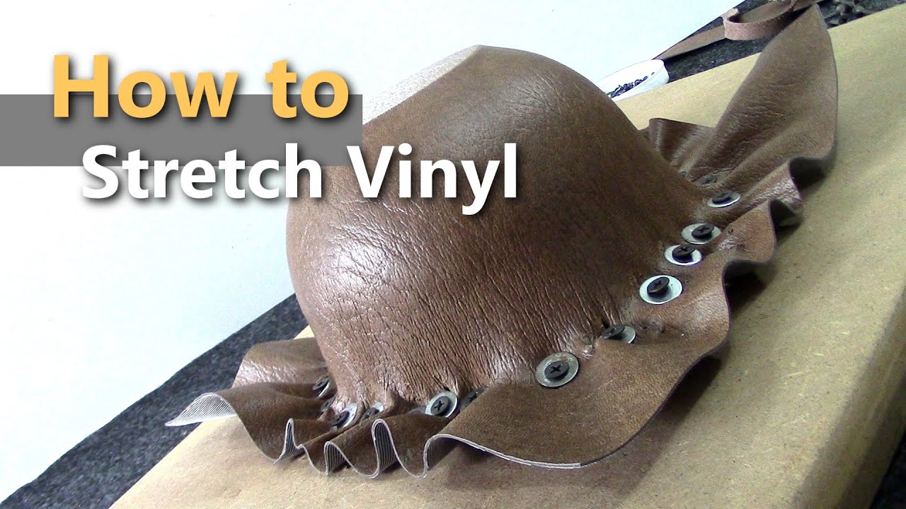 How to stretch vinyl on bulky shapes - Car Upholstery
