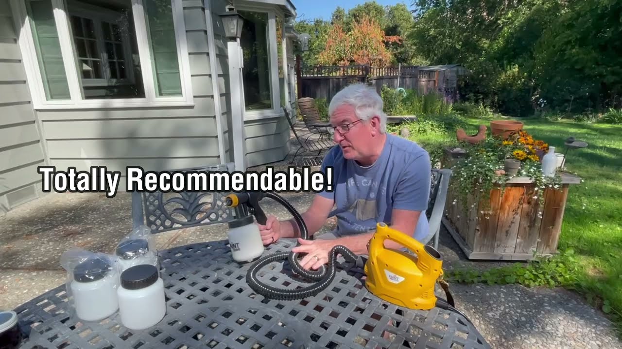 Paint Zoom 3000 Paint Sprayer Demo + Review | Actual Door Repainting DIY Home Project