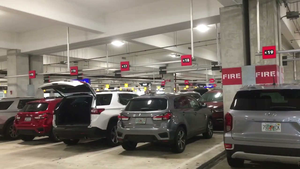 051222, TPA, rental car garage, Tampa Airport, Florida