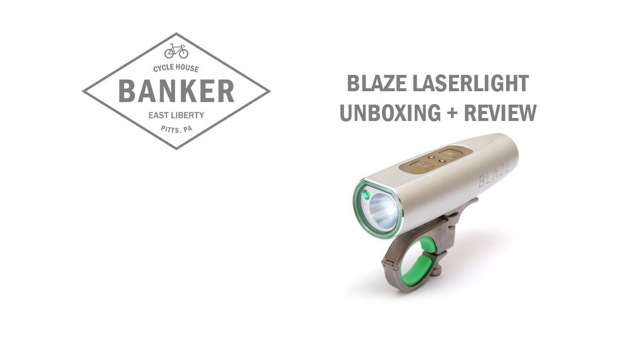 Blaze Laserlight - Laser Projection Bike Headlight -  Unboxing, Overview, and Review