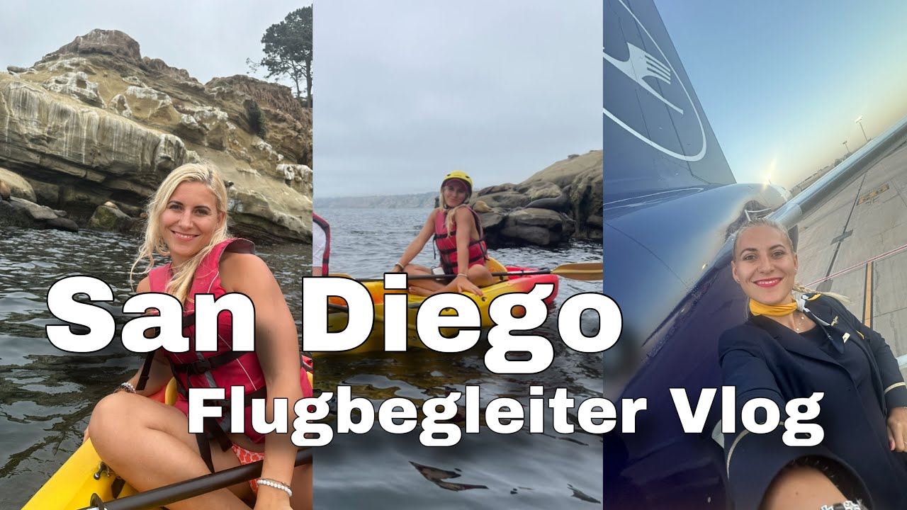 Flugbegleitervlog San Diego: Kayak-Tour mit Seerobben – Tag 1 / andreaabaam