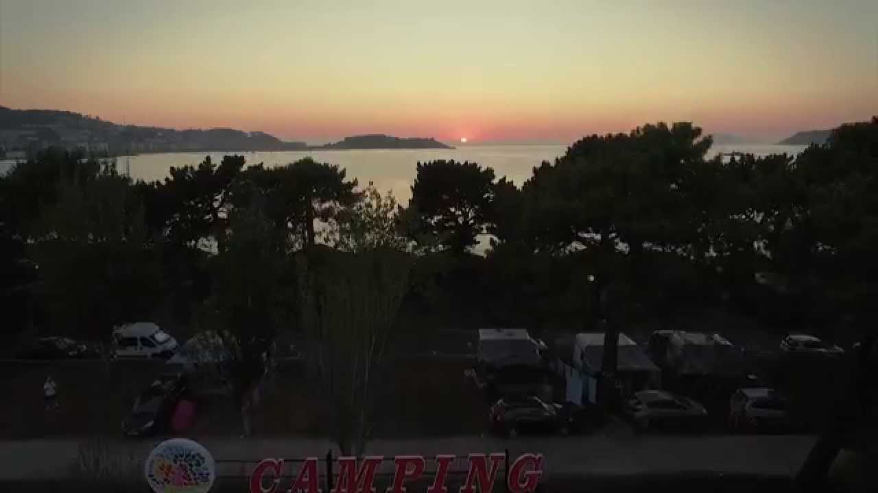 Video Camping Bayona Playa Vistas Aéreas