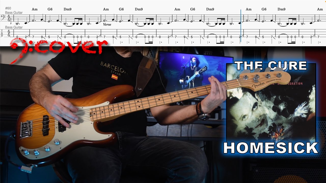 The Cure – Homesick | Bass Cover with Tabs [4K]