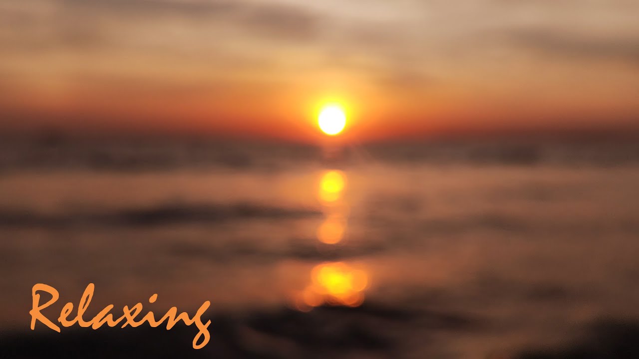 Relaxing with guitar sound on the beach