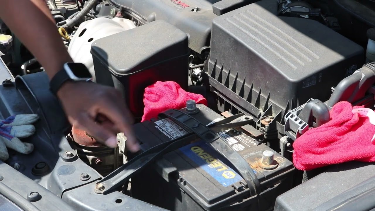 How to replace car battery on 2009 Toyota Camry!