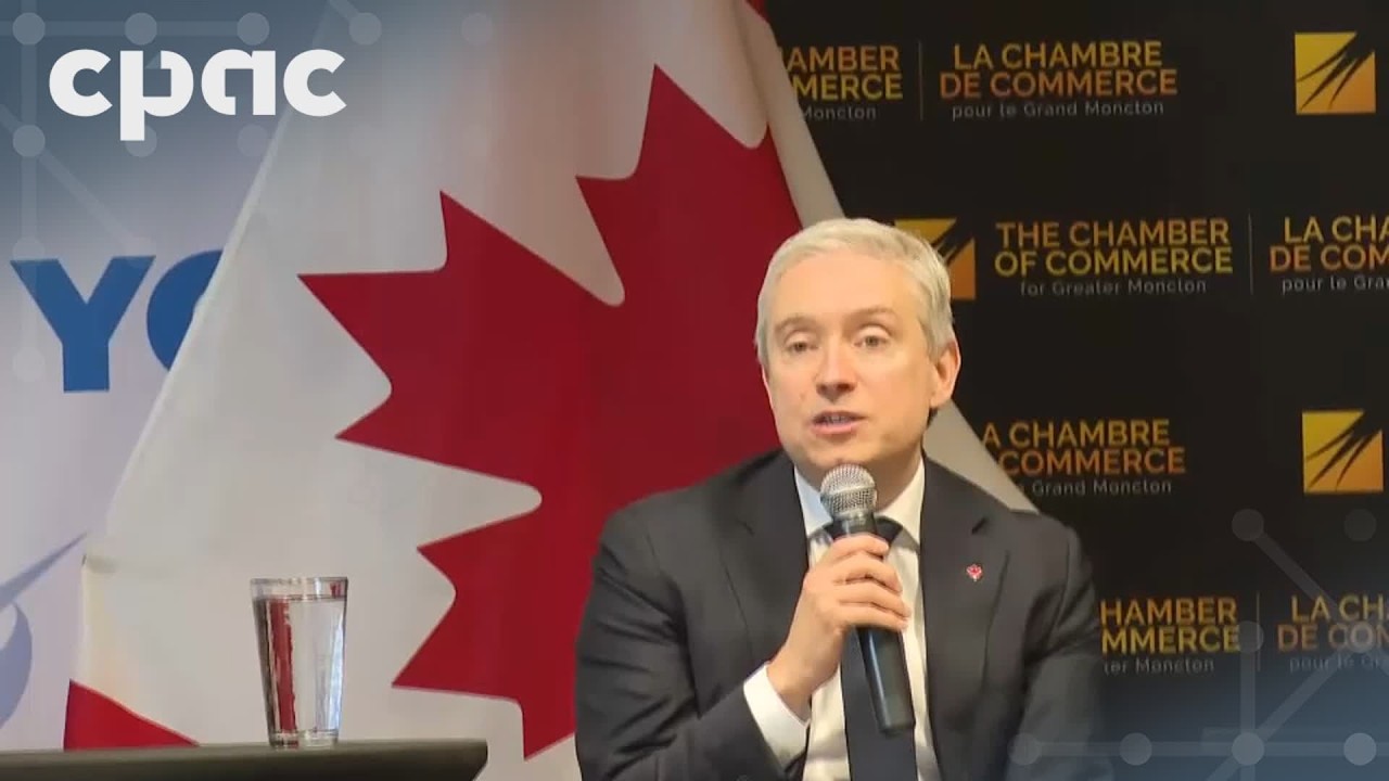 Fran&ccedil;ois-Philippe Champagne speaks in Moncton, N.B. &ndash; May 12, 2026