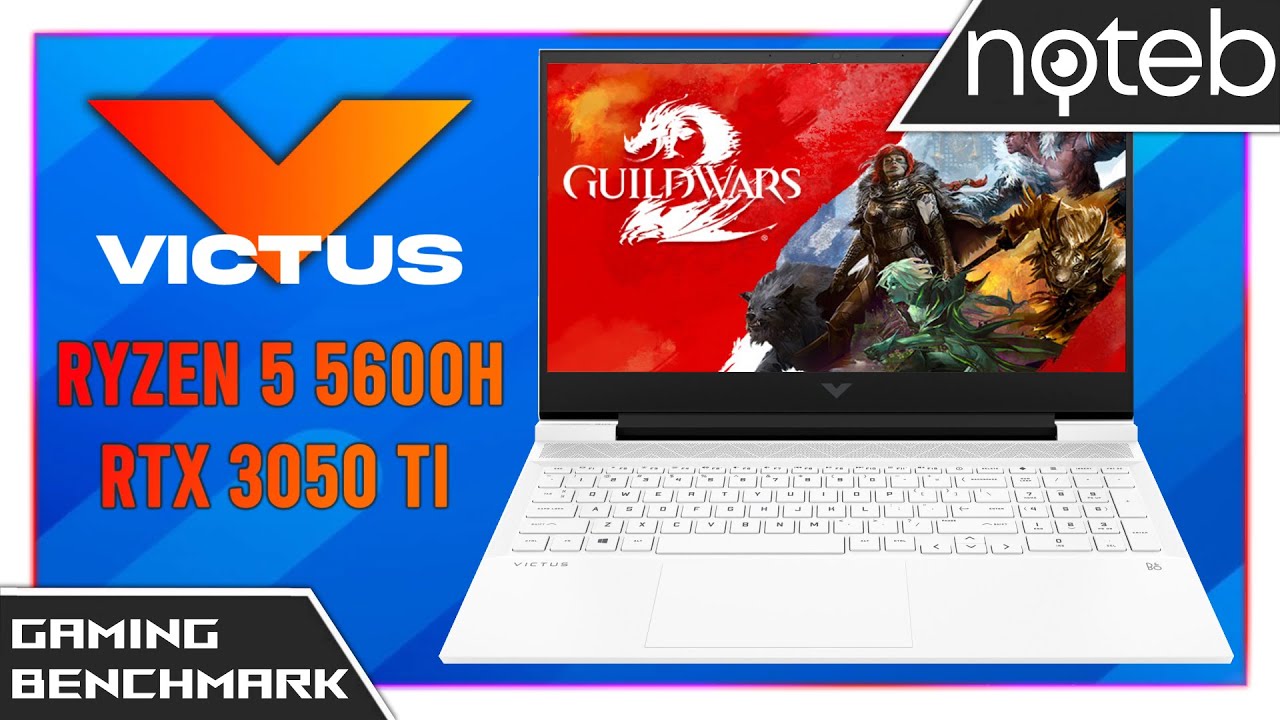 HP Victus 16 (2021) - Guild Wars 2 Gameplay Benchmark (Ryzen 5 5600H, RTX 3050 Ti)