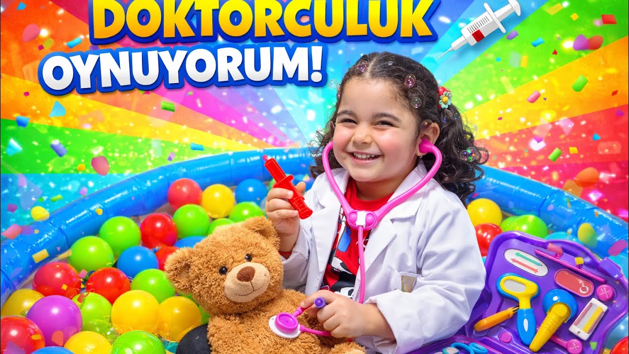 Doktor Meryem İş Başında! Top Havuzunda Muayene 🩺👩🏻‍⚕️