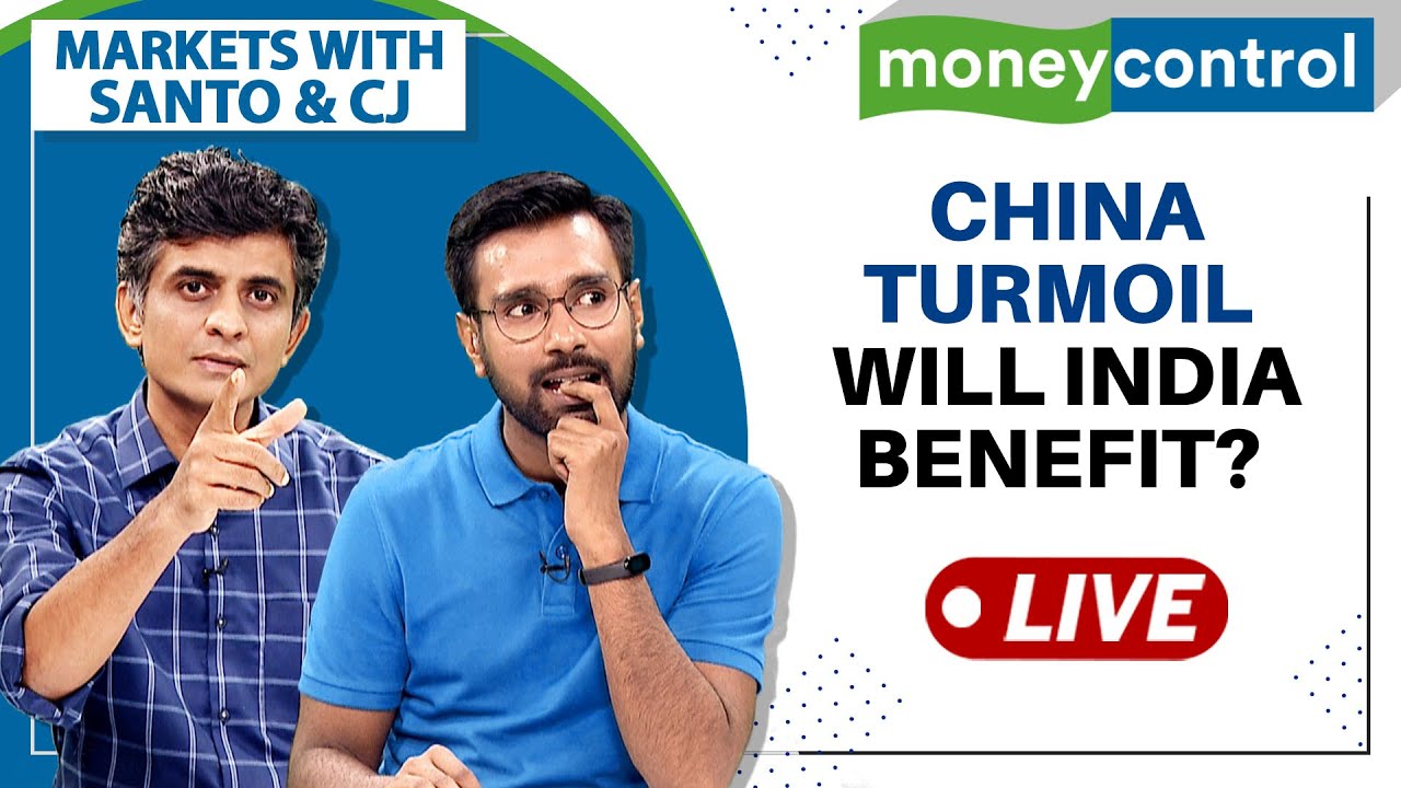 Stock Market Live: China's Covid Storm And Will India Benefit? | Markets With Santo & CJ