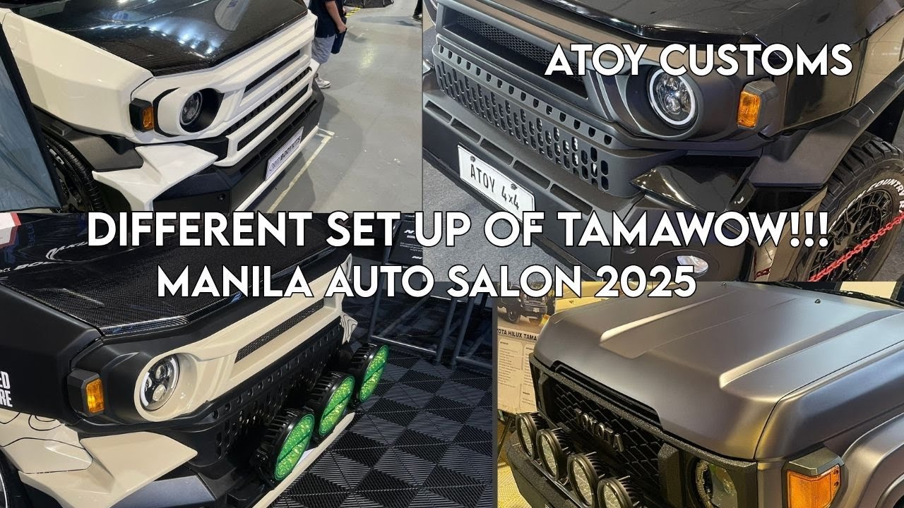 MANILA AUTO SALON 2025: Different kind Set Up of Toyota Tamaraw (TAMAWOW)