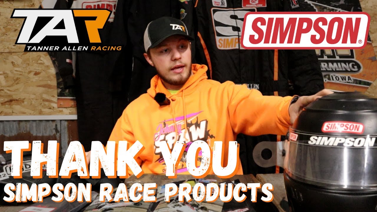 THANK YOU SIMPSON RACE PRODUCTS