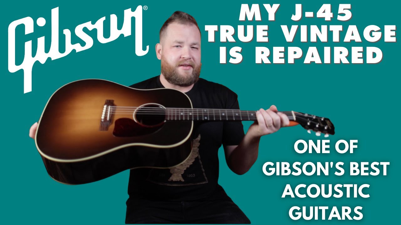 Picking up my Gibson J-45 True Vintage from the Fret Boss