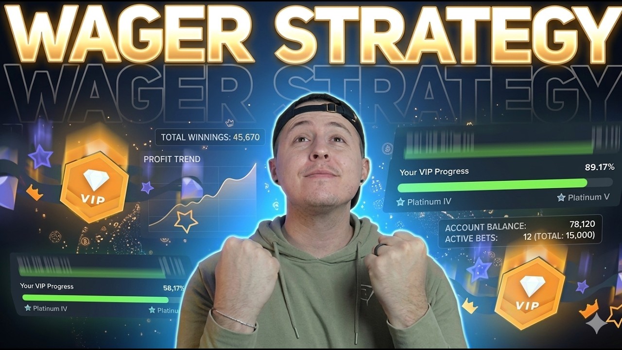 WAGER STRATEGY for INFINITE VIP LEVEL UP!