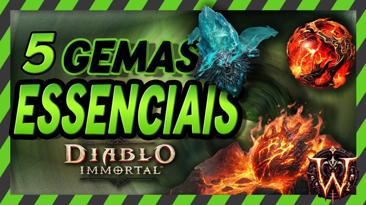 AS 5 MELHORES GEMAS DO JOGO ! - DIABLO IMMORTAL