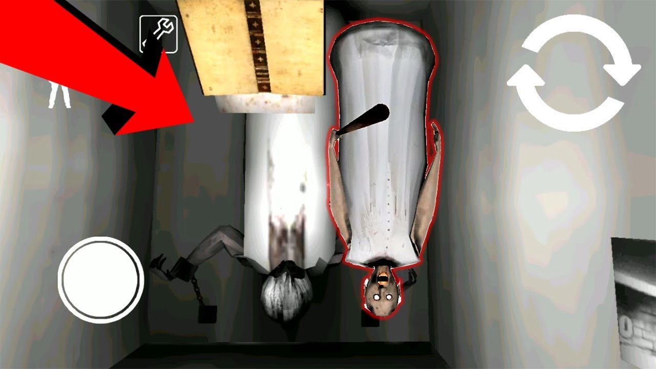 Granny In Upside Down Mod!!! || Granny Horror Game - 그래니 할머니가 거꾸로 매달리다!?