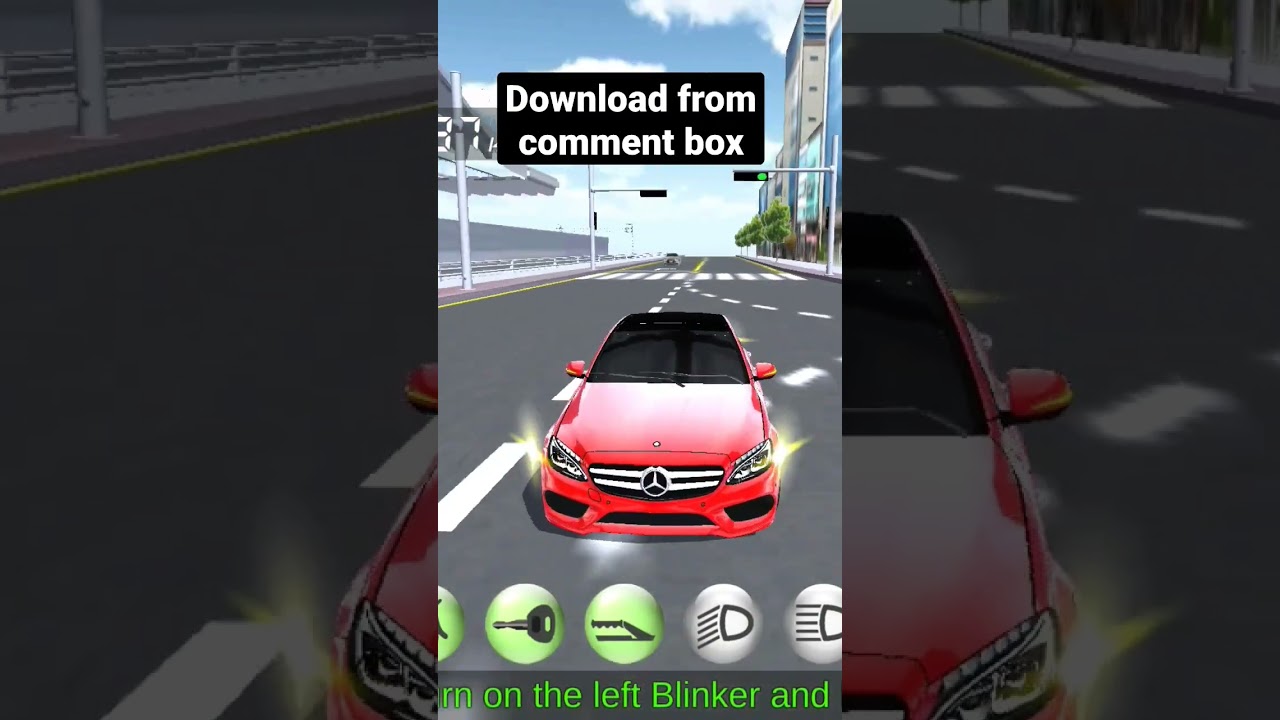 unlock Mercedes car 3d driving class
