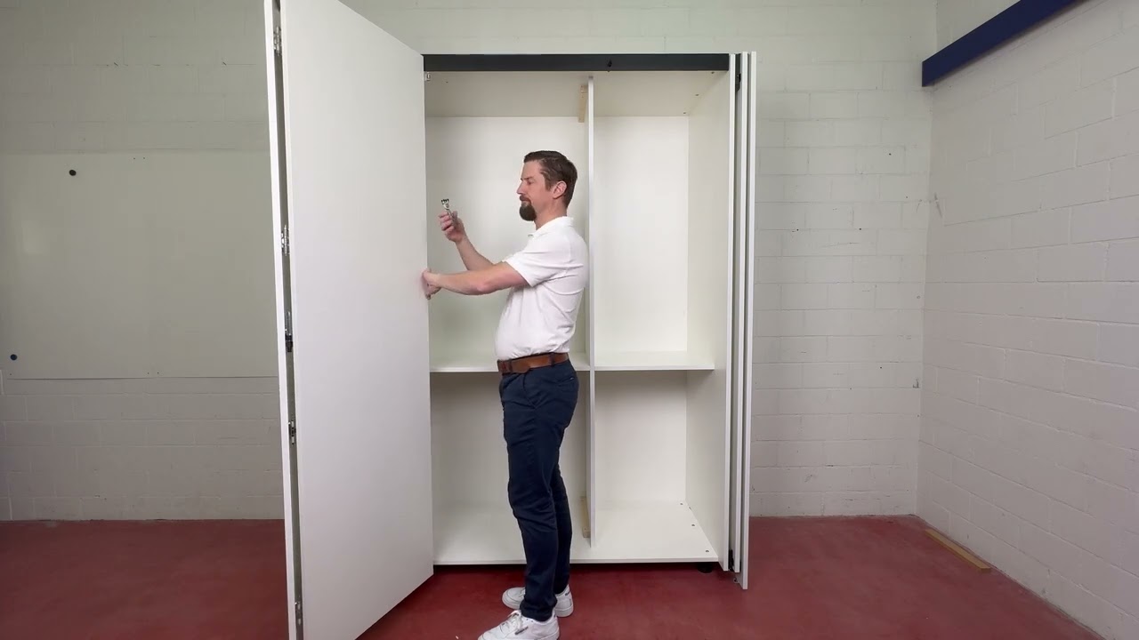 Hawa Folding Concepta III 20/25 Push/Pull - Installation & adjustment - Left-hand System