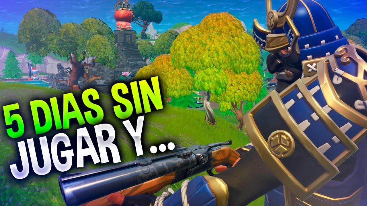 5 DÍAS SIN JUGAR A FORTNITE Y... | FORTNITE: Battle Royale | Rubinho vlc
