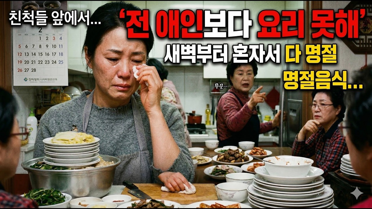 12명 명절상 차린 며느리에게 한 시어머니의 만행! | 사이다사연 | 시댁갈등 | 설날갈등 | 명절스트레스 | 시어머니갈등 |
