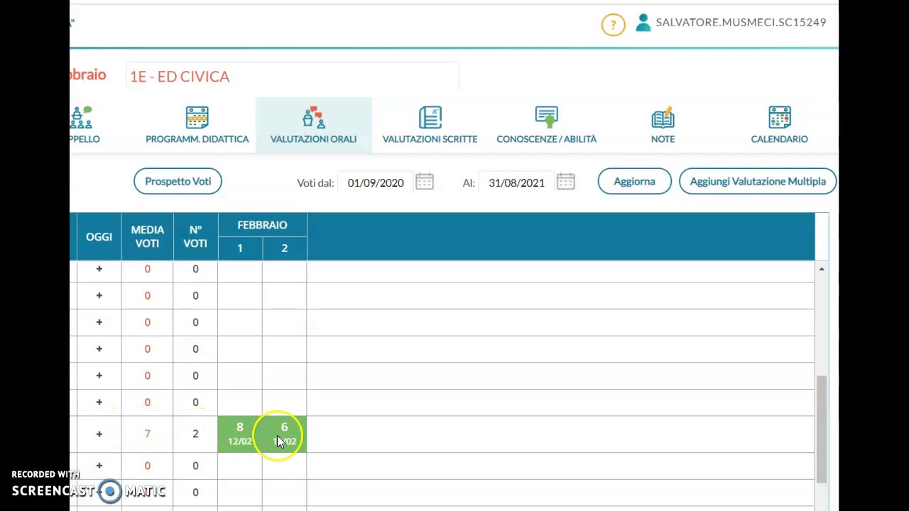 Valutare Ed Civica con ARGO