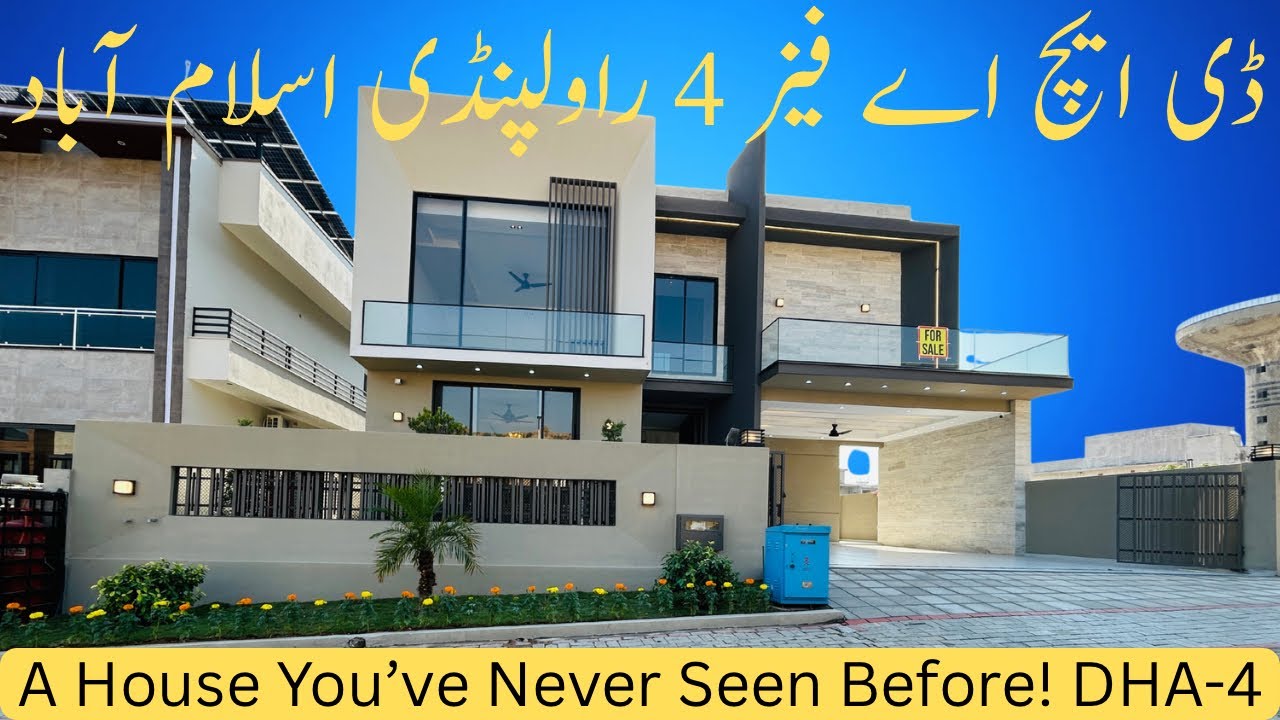 🌟 Unmatched Luxury Masterpiece | Rare 1 Kanal Designer House in DHA Phase 4 Rawalpindi Islamabad