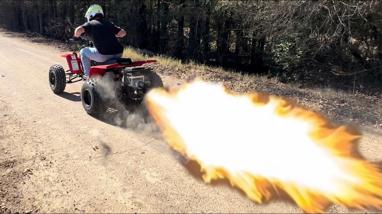 I strapped a Jet Engine to my Yamaha Banshee