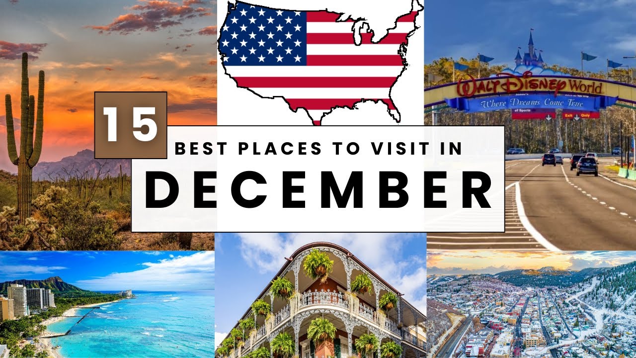 TOP 15 Best Places to Visit in December in the U.S. 🎄✨❄️
