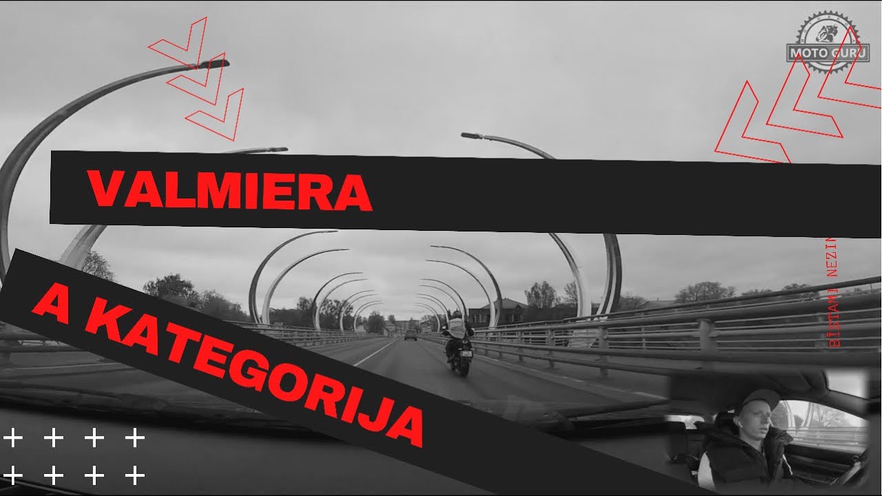 CSDD eksāmens | Valmiera A kategorija | Kā braukt lietū!