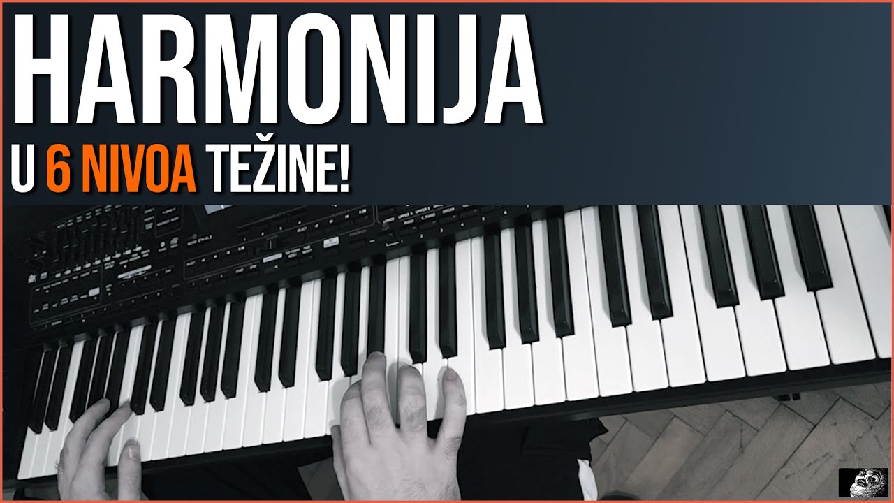 HARMONIJA u 6 NIVOA TEŽINE, UNIVERZALNE SHEME | KORG PA4X